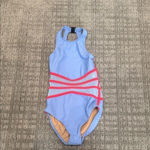 Blue and Pink dance leotard